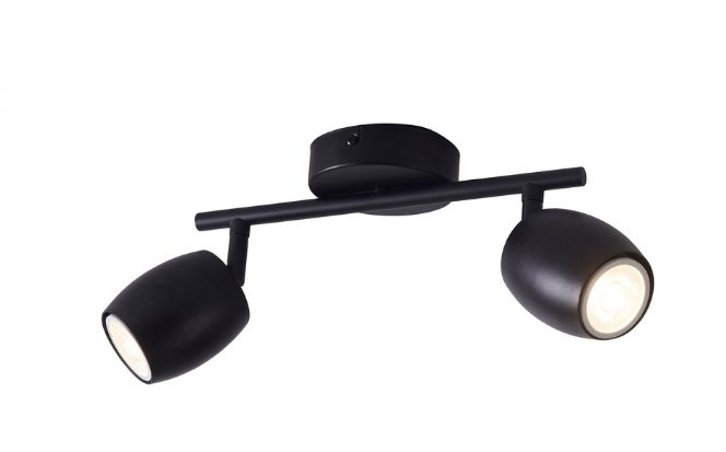 SPOT FOCUS C/BASE L2 GU10 NEGRO